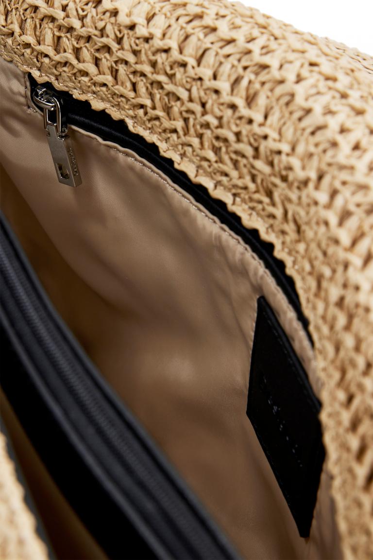 Basttasche Desigual Venecia 3.0 Raffia natural crossover