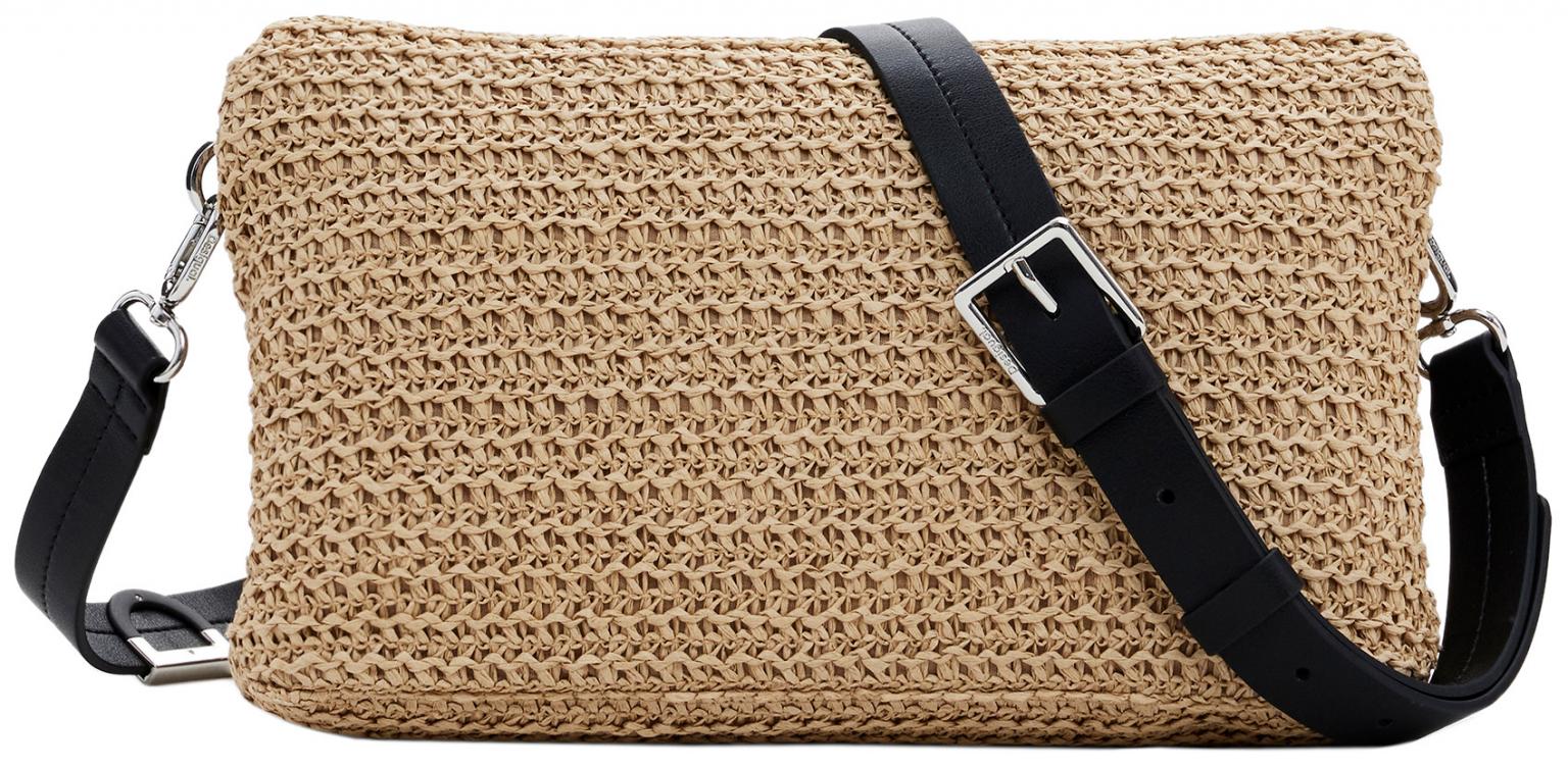 Basttasche Desigual Venecia 3.0 Raffia natural crossover