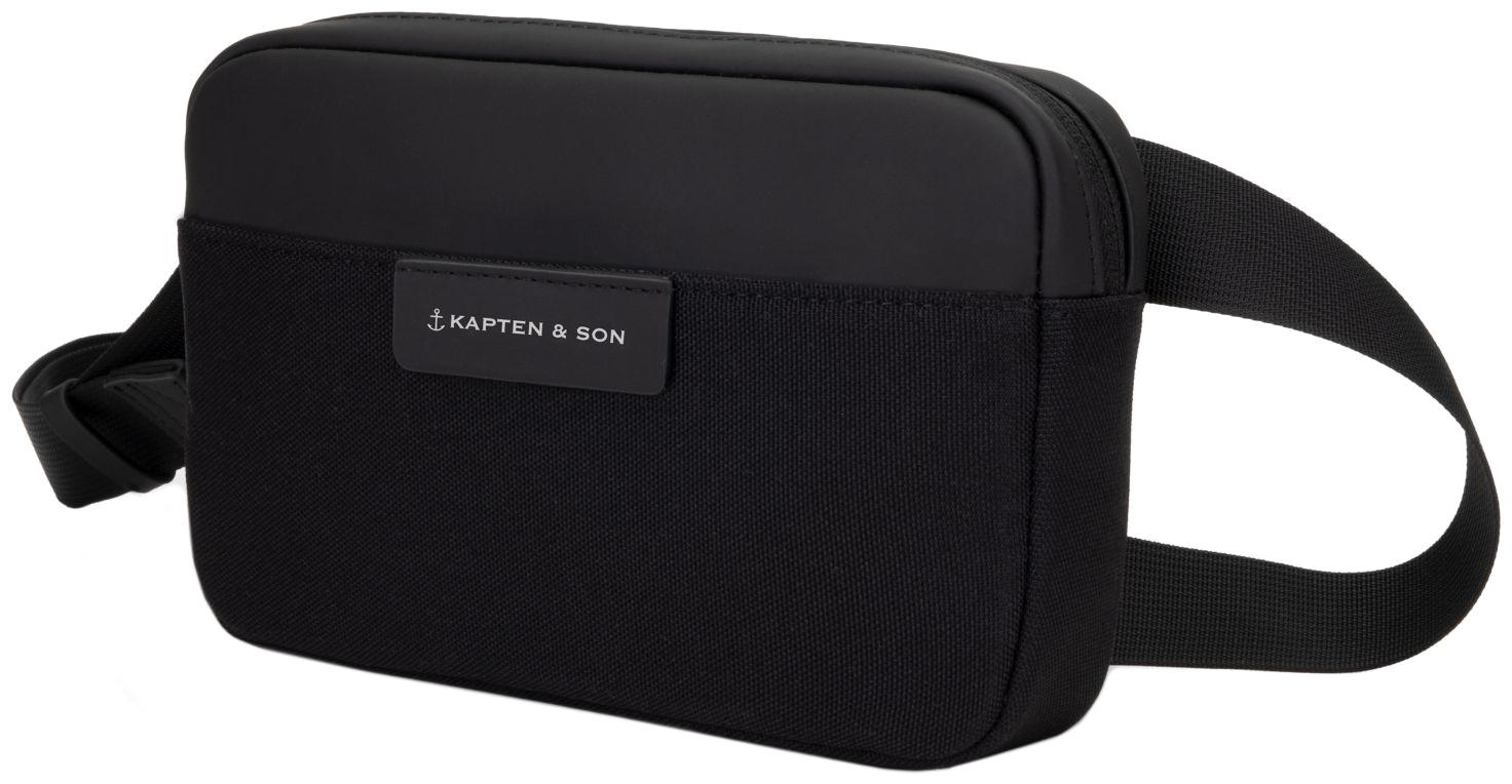 Bauchtasche Habo Kapten & Son klassisch schwarz