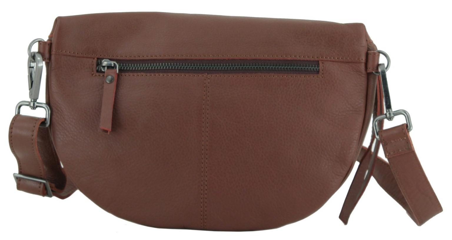 Beltbag Evi Harbour2nd Cognac chromfrei gebleicht Leder