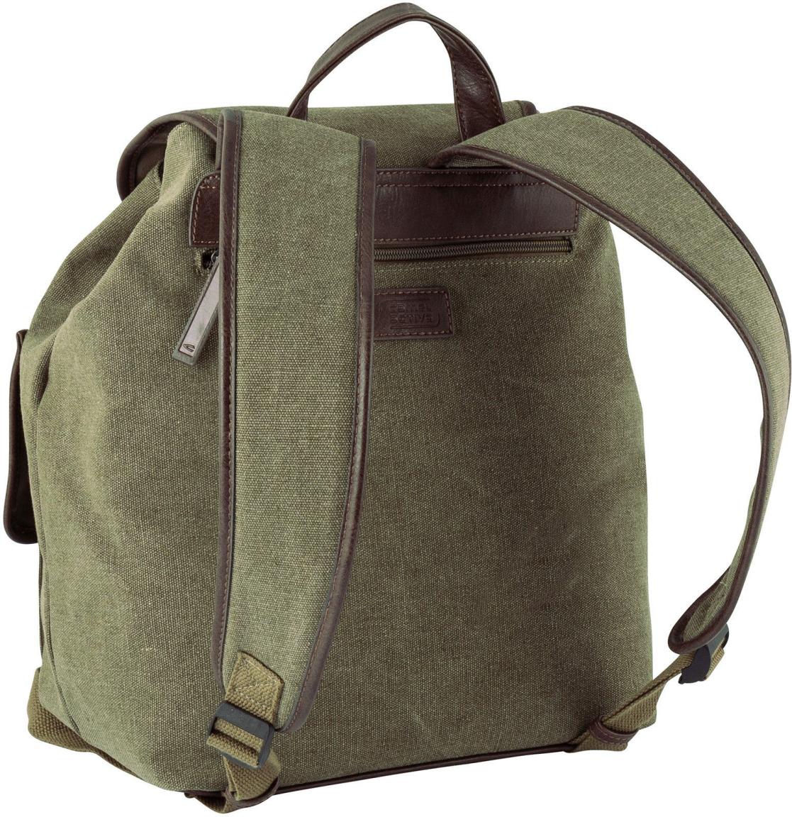 Bergsteiger Rucksack Canvasstoff Montain Camel Active Khakibraun