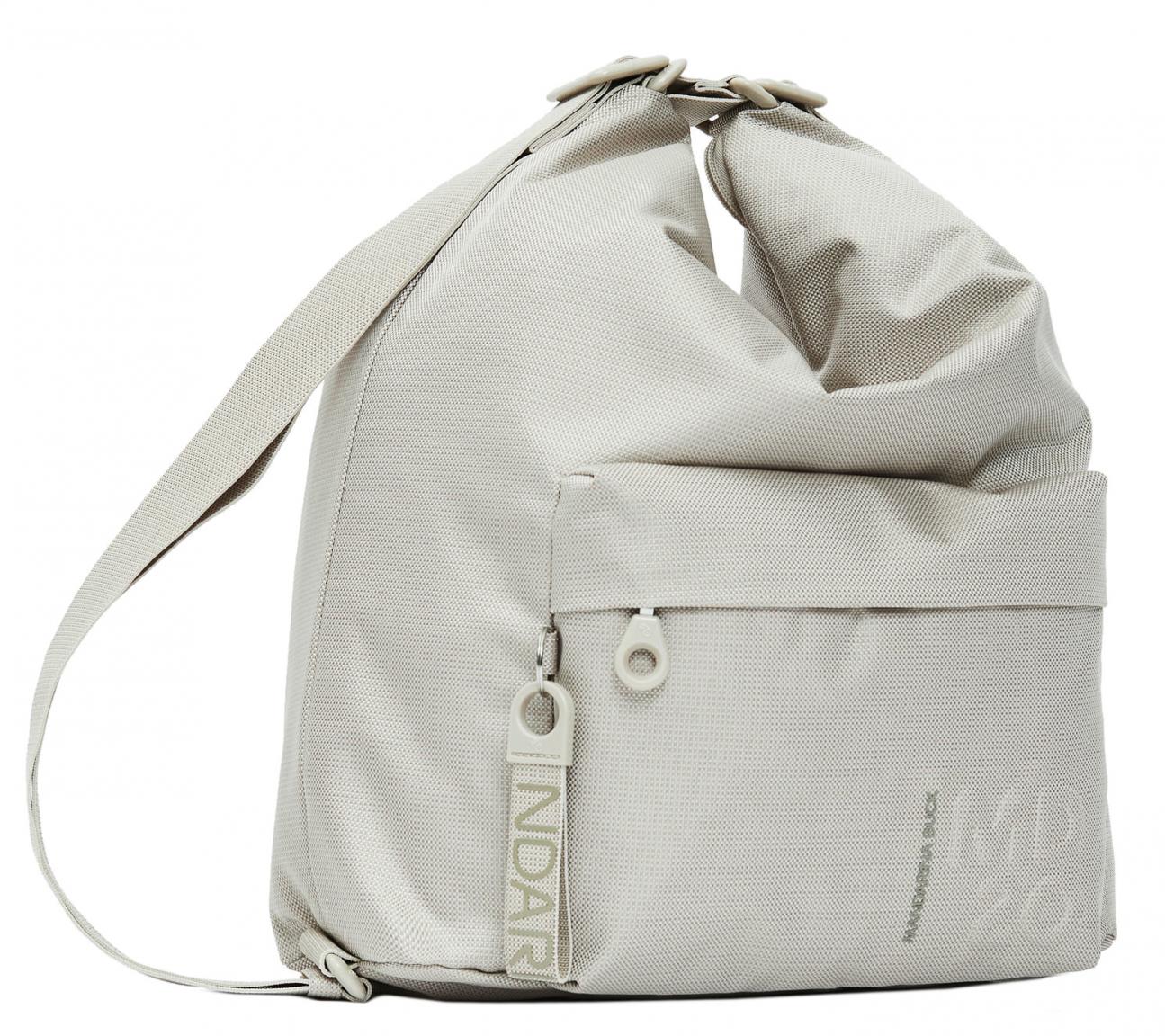 Beutelrucksack Mandarina Duck MD20 Hobo Cashmere graubeige