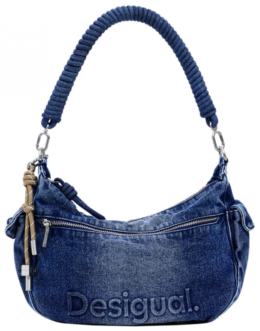 Beuteltasche Astana Desigual jeansblau Logo