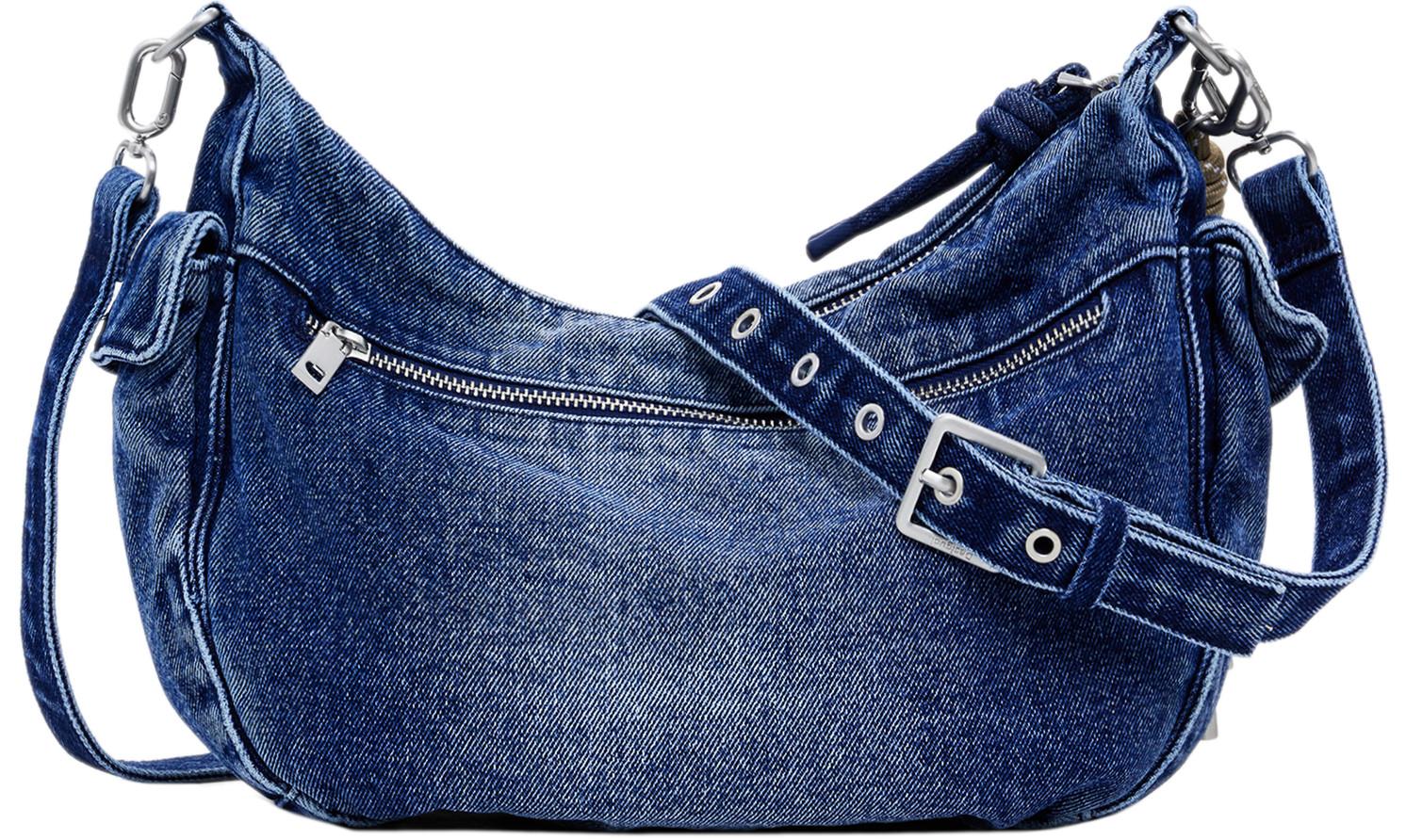 Beuteltasche Astana Desigual jeansblau Logo