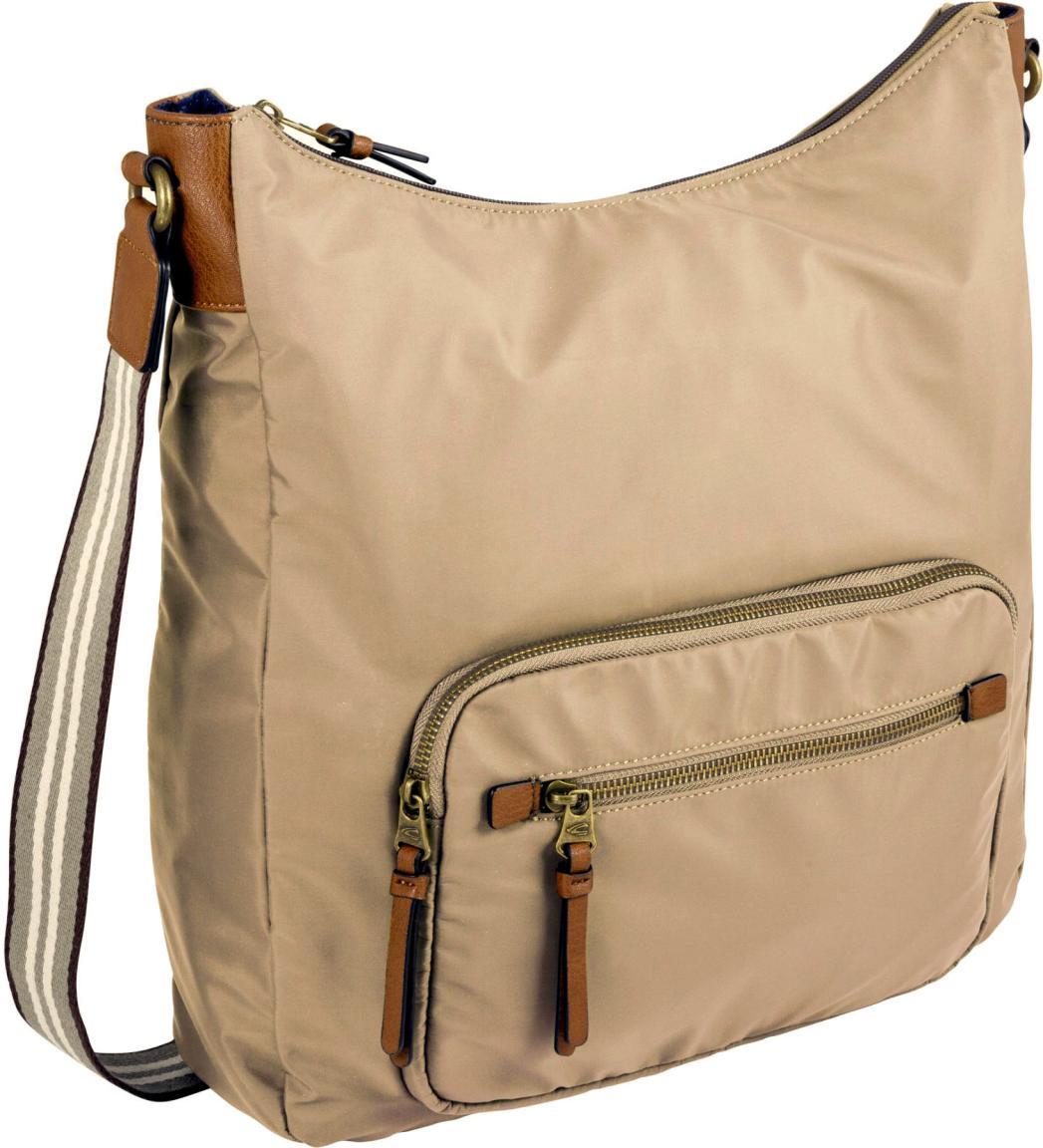 Beuteltasche Bari Camel Active Beige Sand Safari Hobo 