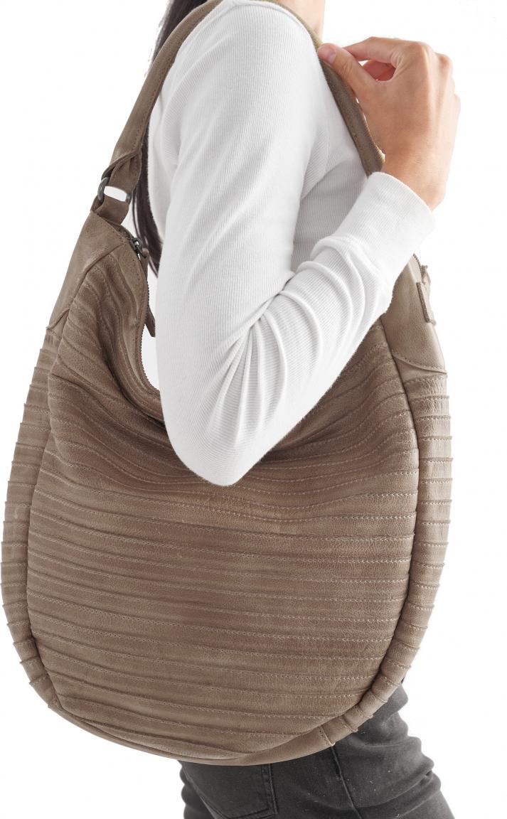 Beuteltasche FREDsBRUDER Gürteltier S Dirty Stone beige taupe Vintage