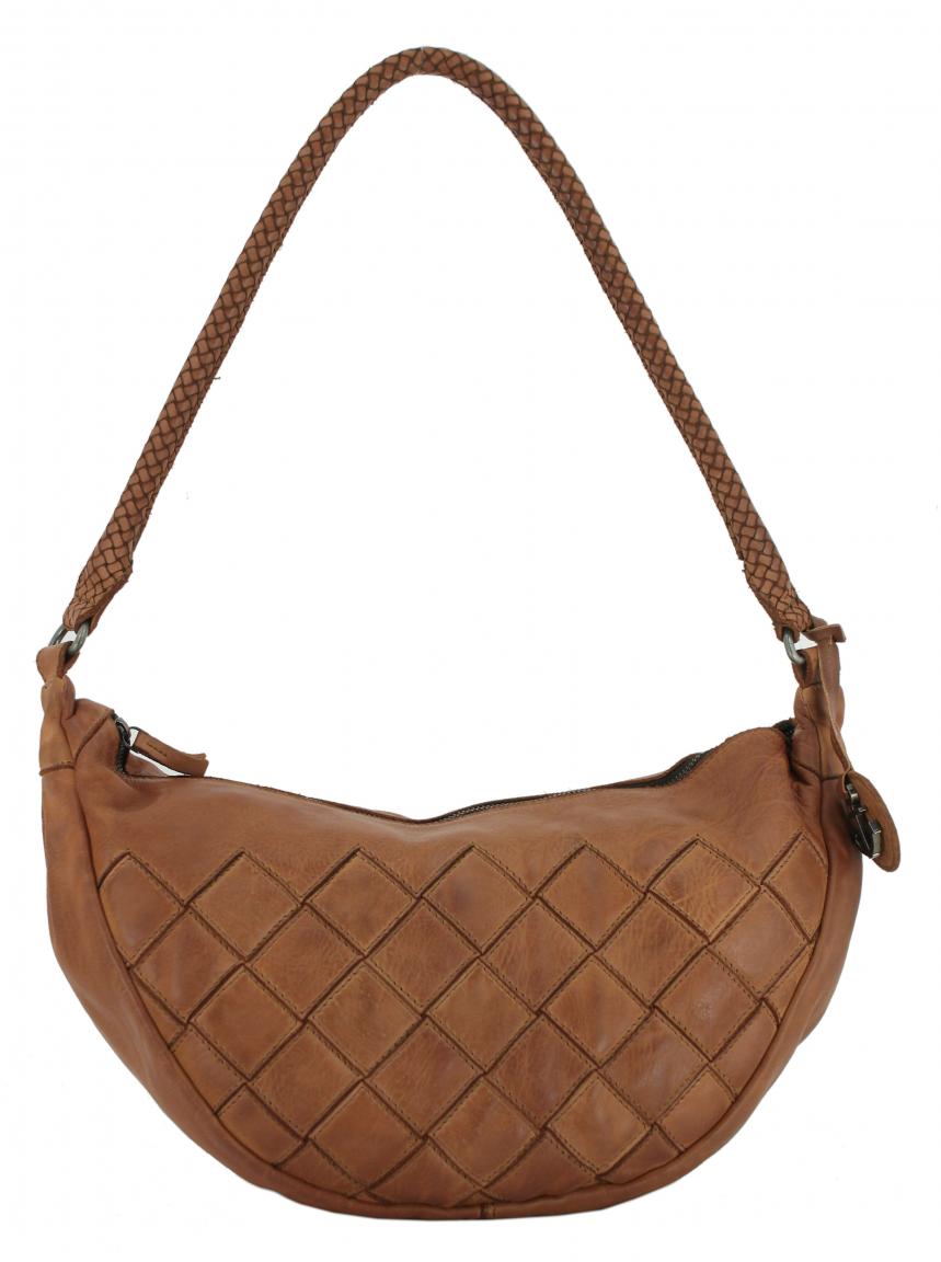 Beuteltasche Harbour 2nd Fashion Lights Maelia Cognac gesteppt