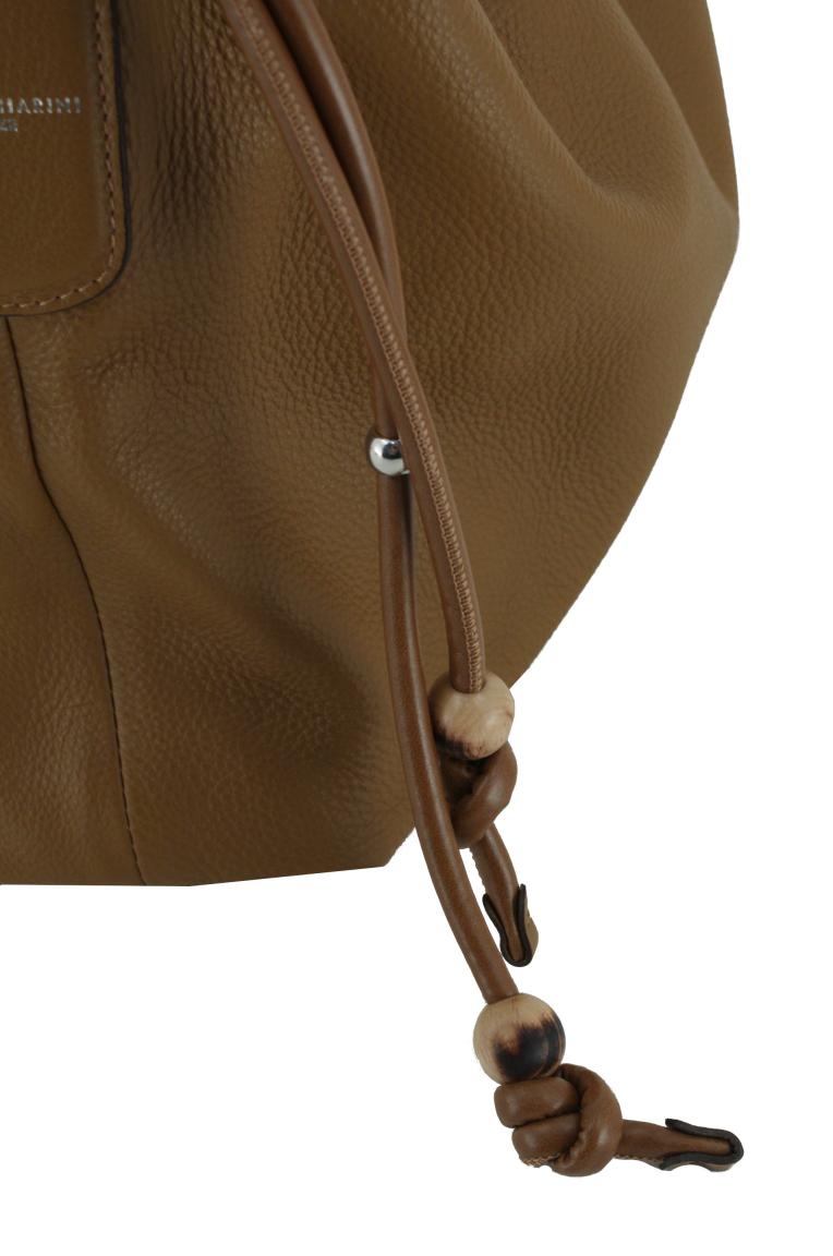 Beuteltasche Leder Gianni Chiarini Peonia Cuoio Cognac