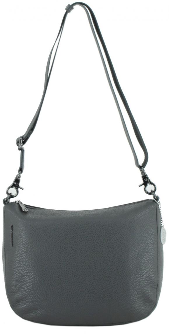 Beuteltasche Leder Mandarina Duck schwarz Mellow Leather Hobo