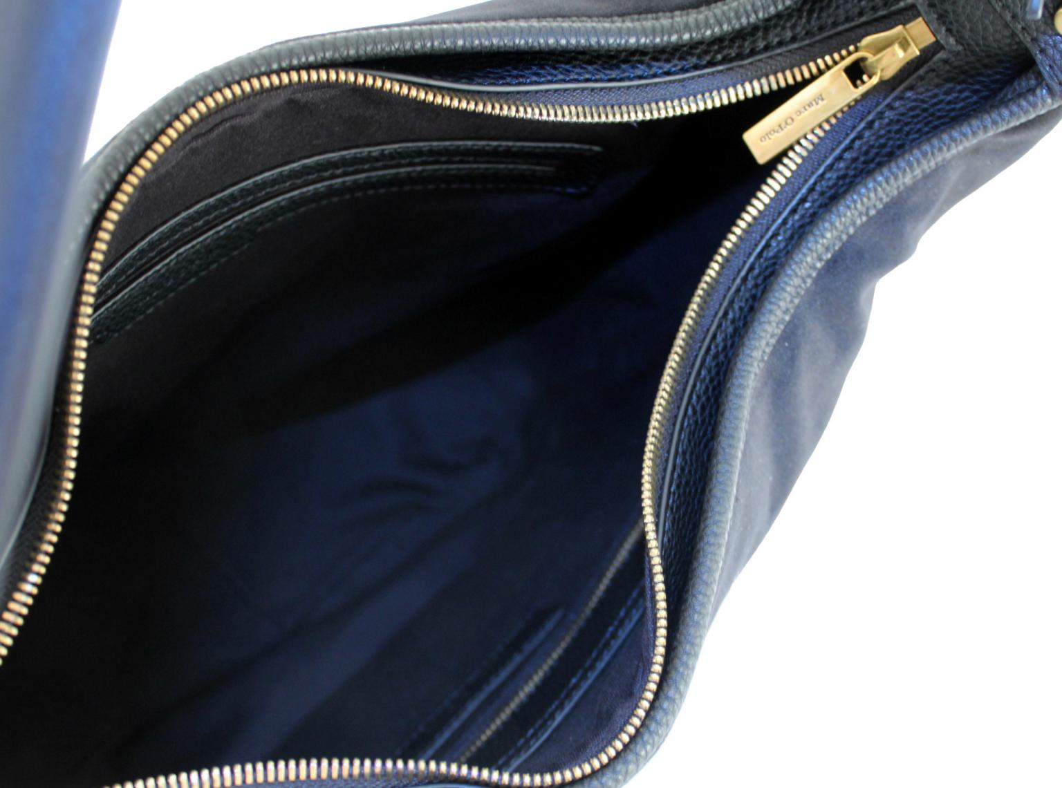 Beuteltasche Liv Marc OPolo Black schwarzer Samt Schultergurt