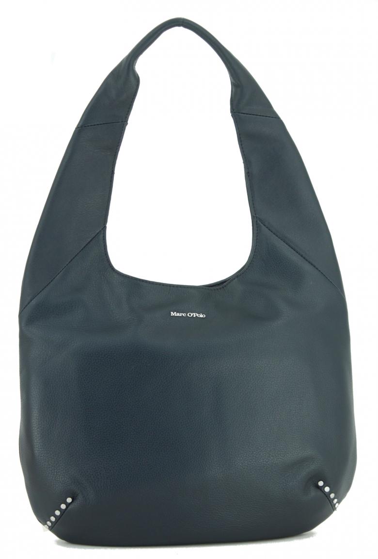 Beuteltasche Marc OPolo Nila Burgundy Velours Ziernieten