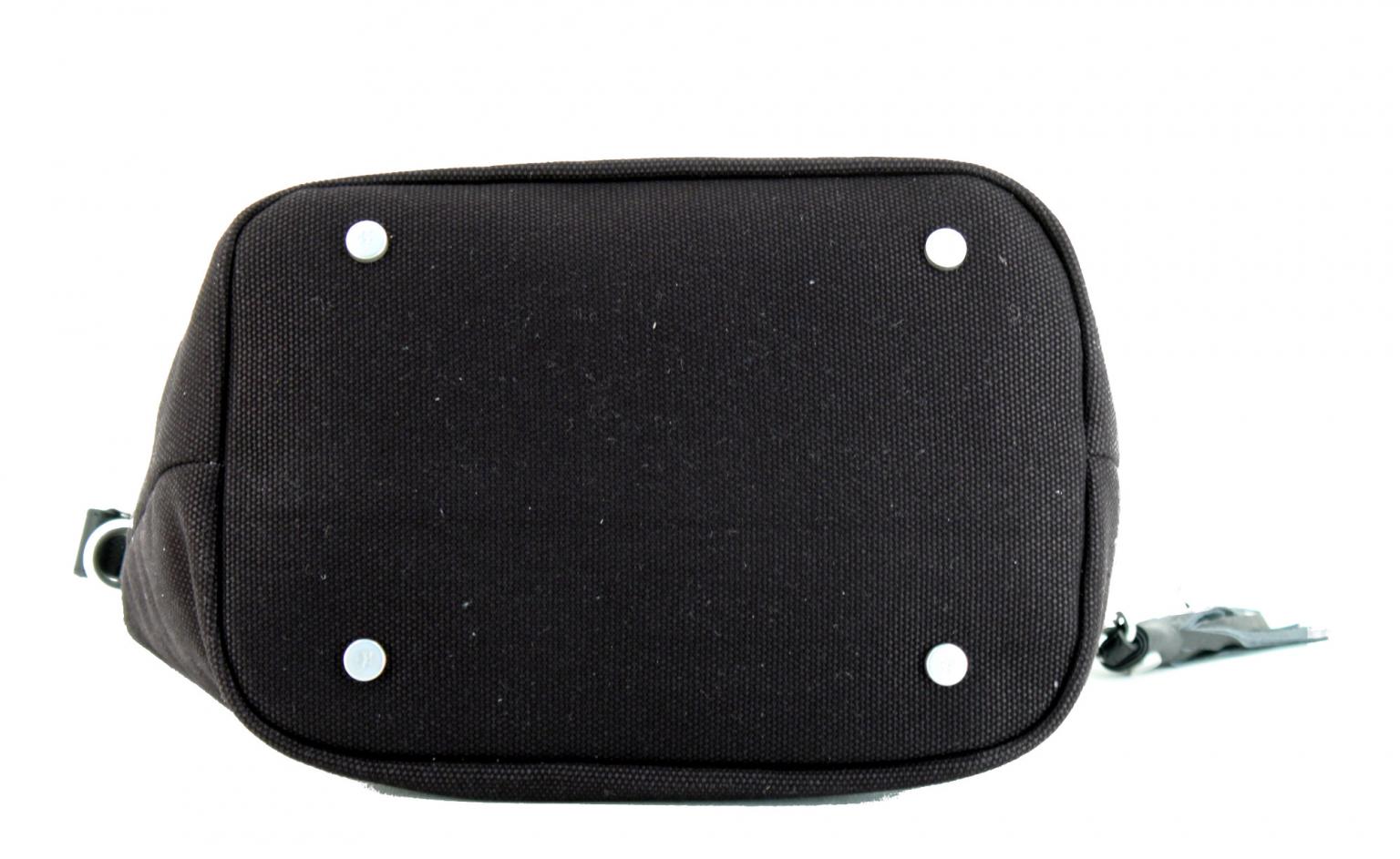 Beuteltasche Ruby Marc OPolo Baumwolle Leder schwarz