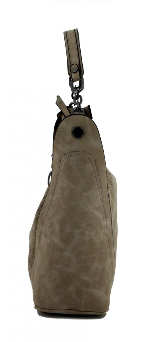 Beuteltasche Suri Frey Romy Sand Lochmuster beige Kette