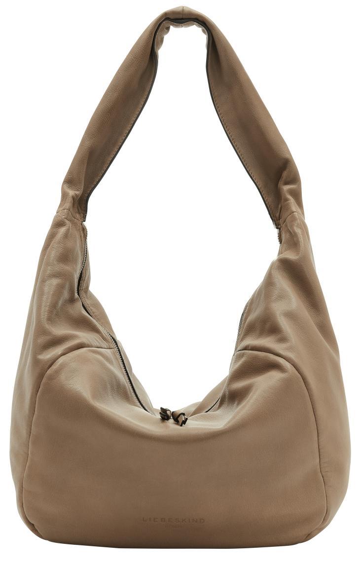 Beuteltasche XXL Farrah Hobo Liebeskind Berlin Schaf Beige Sandstein