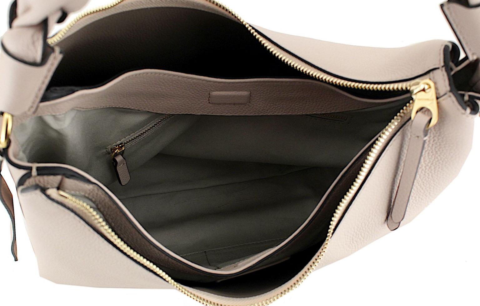 Beuteltasche mit Flechthenkel schwarz Coccinelle Boheme Medium