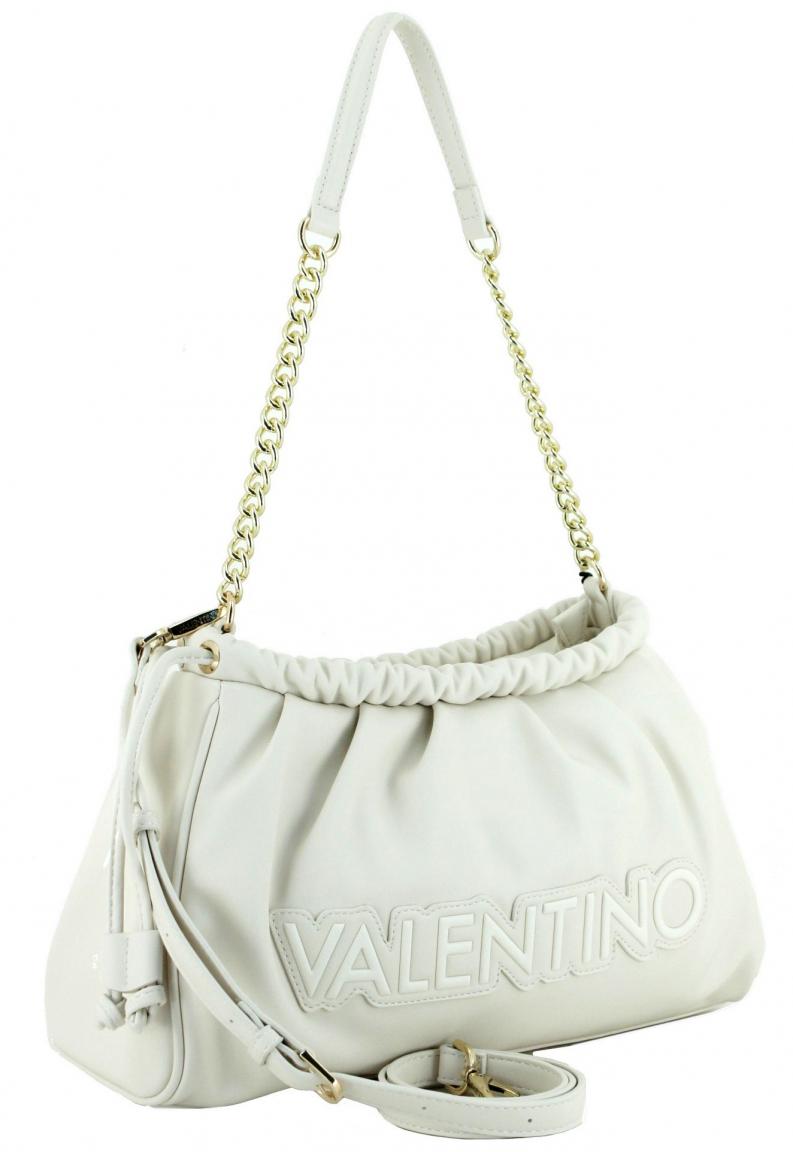 Beuteltasche mit Kettenhenkel Valentino Oxford Ecru hellbeige