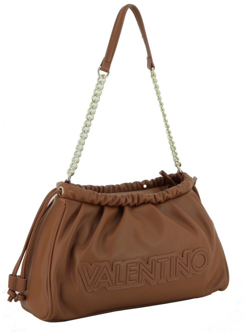 Beuteltasche mit Kettenhenkel Valentino Oxford Ecru hellbeige