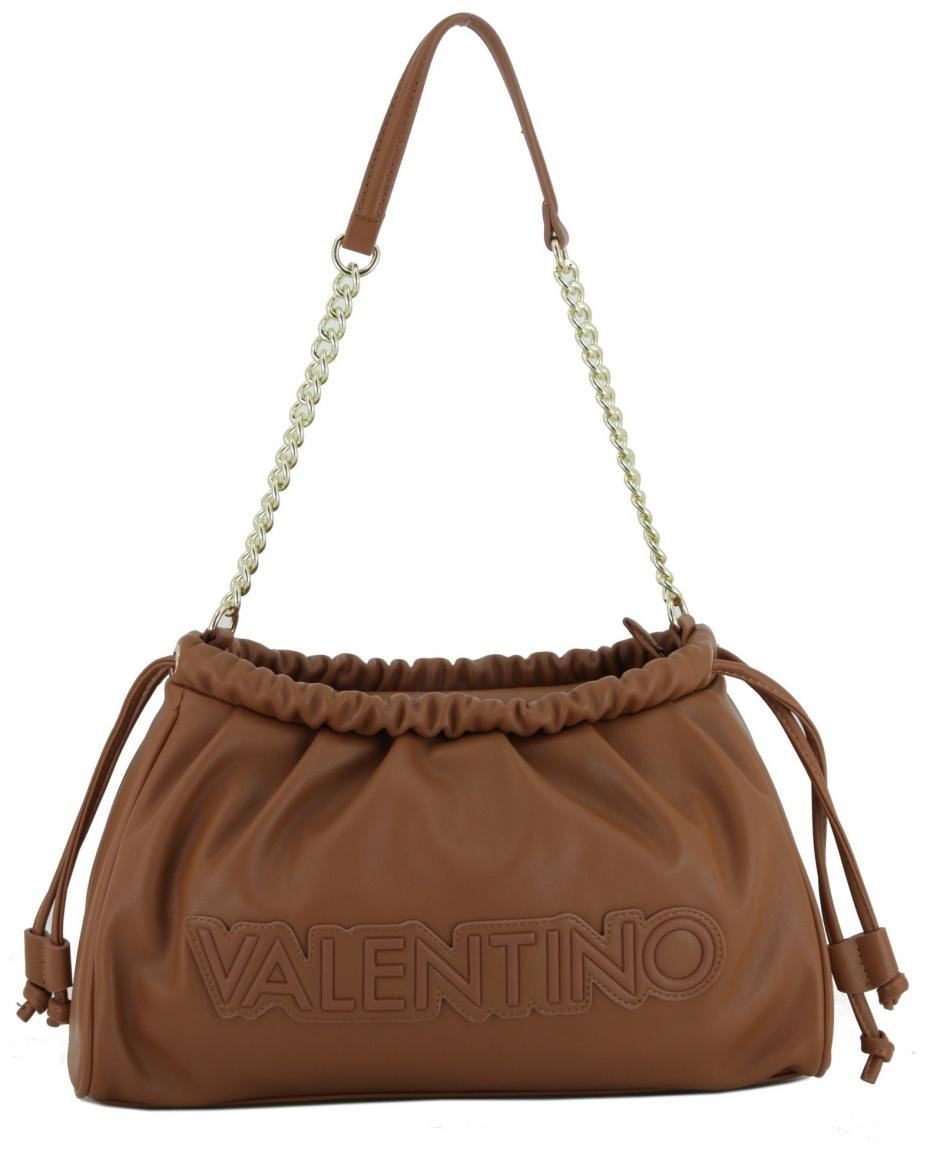 Beuteltasche mit Kettenhenkel Valentino Oxford Ecru hellbeige