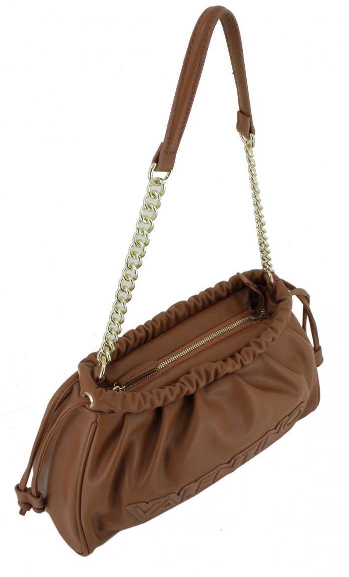 Beuteltasche mit Kettenhenkel Valentino Oxford Ecru hellbeige