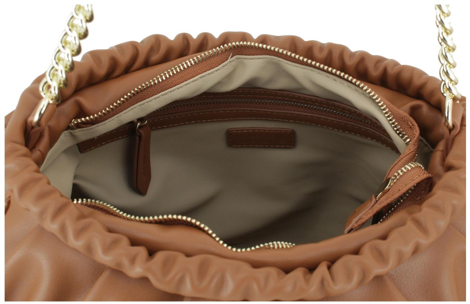 Beuteltasche mit Kettenhenkel Valentino Oxford Ecru hellbeige