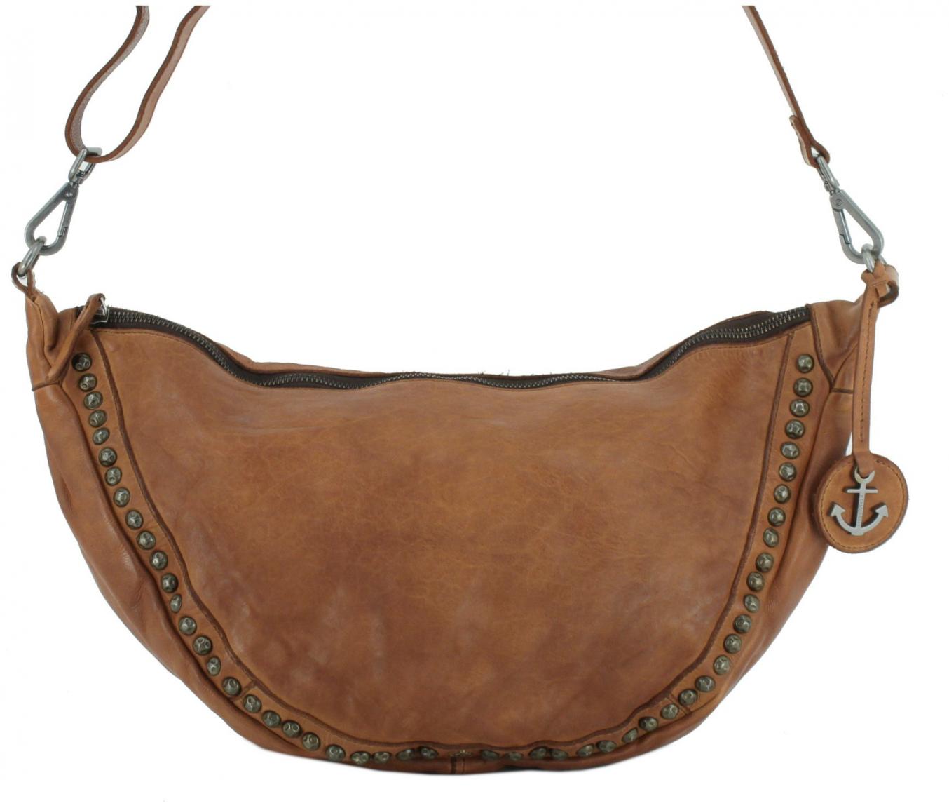 Beuteltasche mit Nietendekor Harbour 2nd Fashion Lights Junis Spicy Ginger taupe