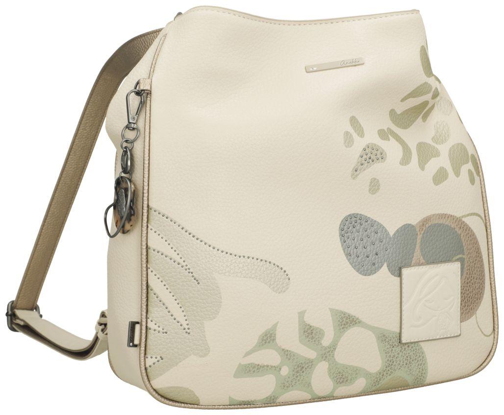 Beuteltrucksack hellbeige Ziernieten Anekke Sophia Gaia
