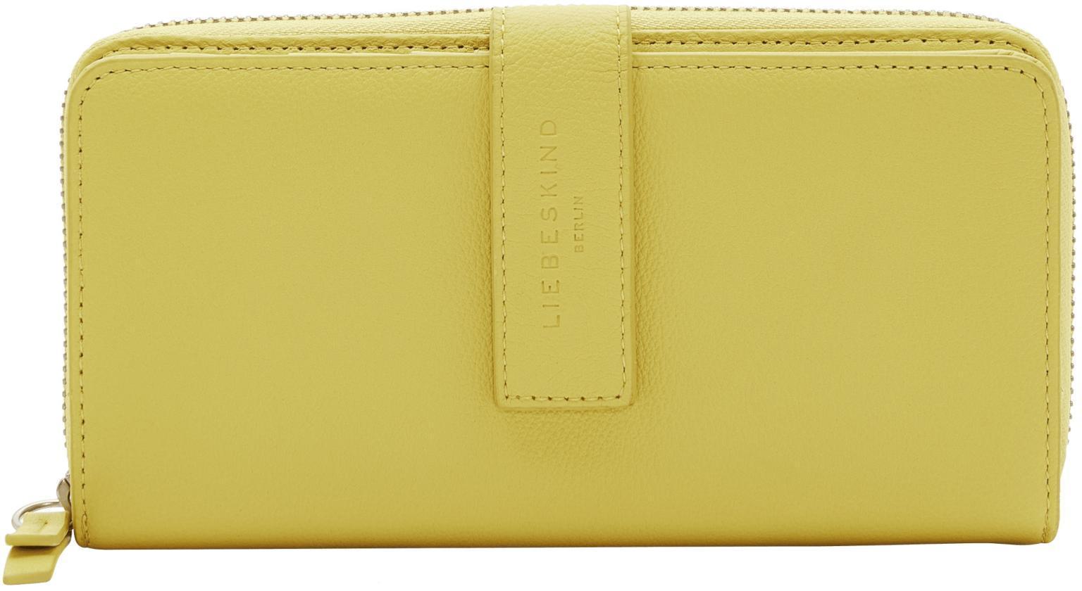 Big Wallet Women Cyta Liebeskind Berlin RFID Pale Banana Zitrone Kartenschutz