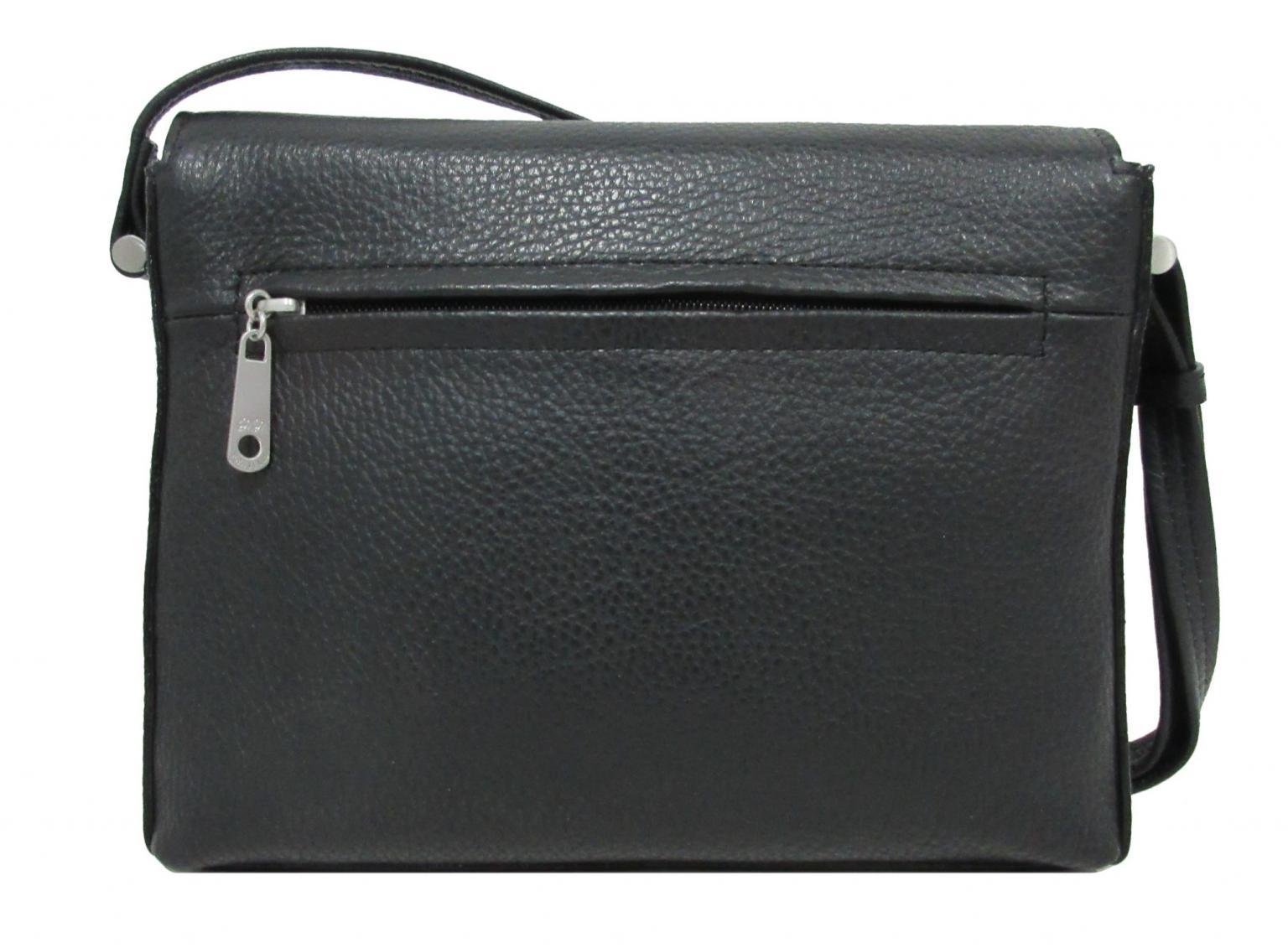 Black Damenüberschlagtasche GiGi Fratelli schwarz