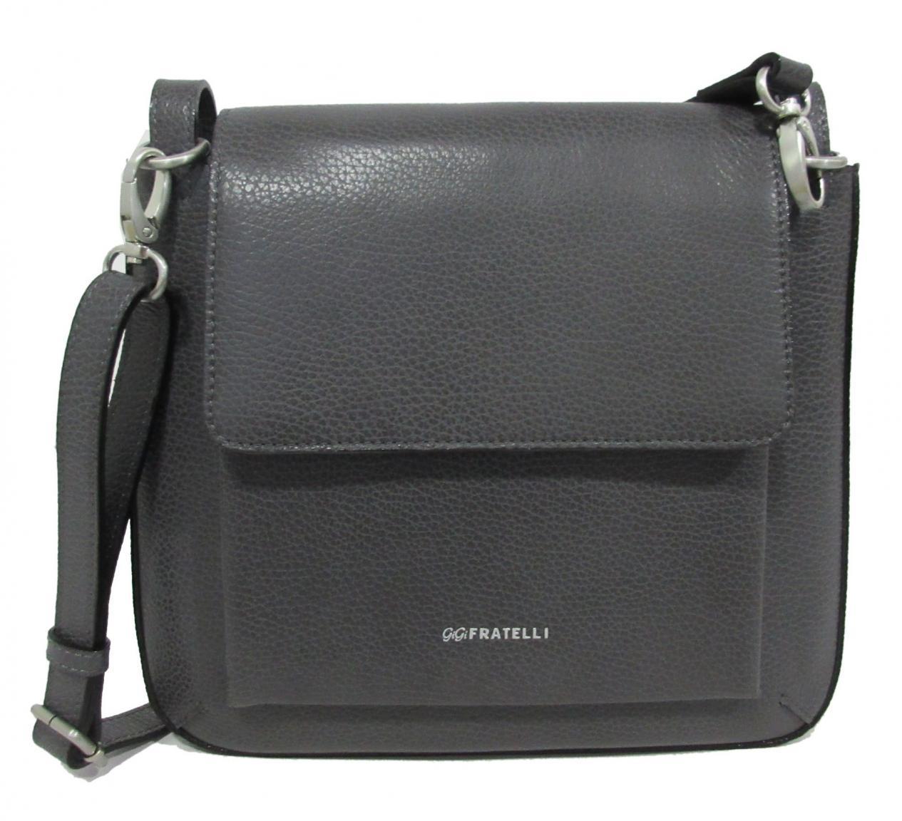 Black schwarz Überschlagtasche GiGi Fratelli