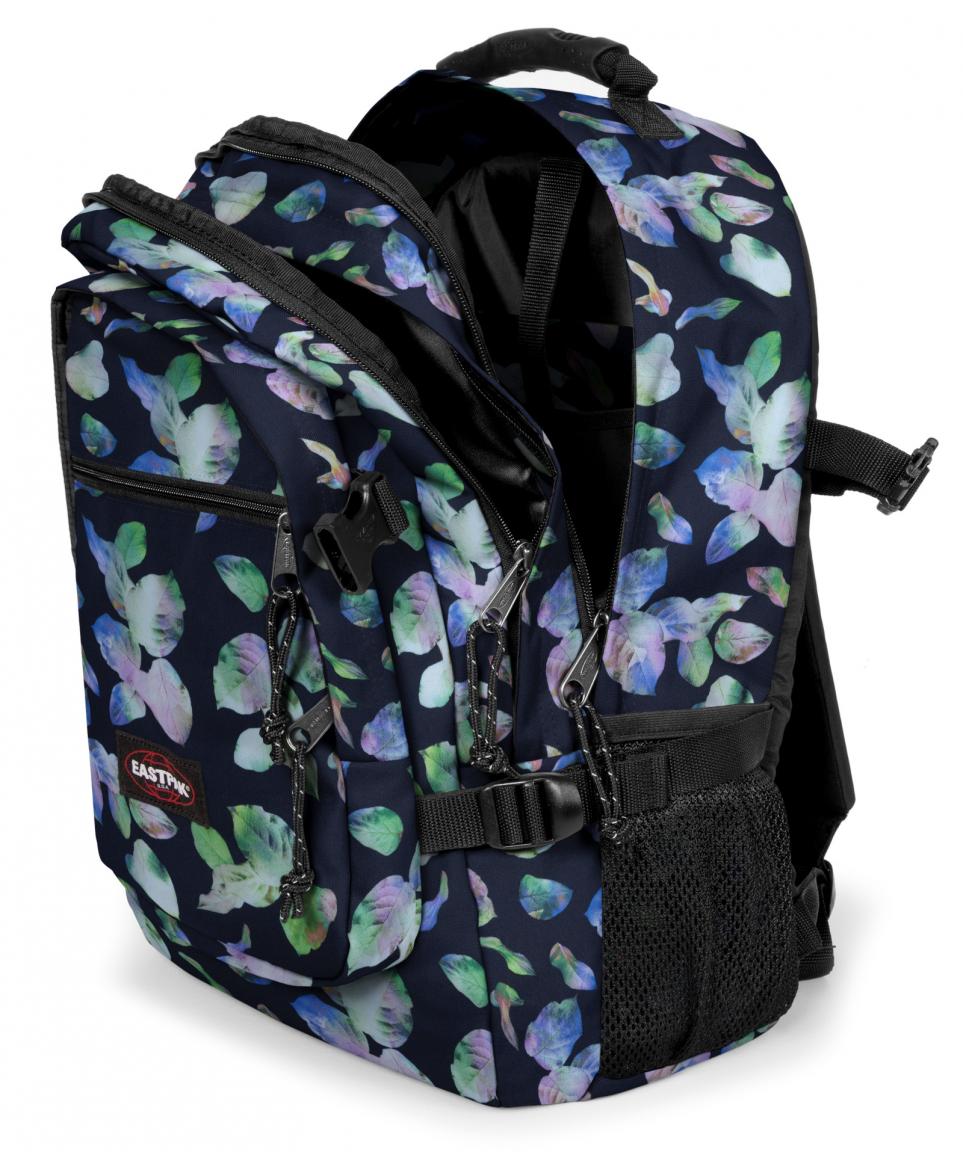 Blätterprint Laptoprucksack Schule Eastpak Wolf Romantic Dark Un