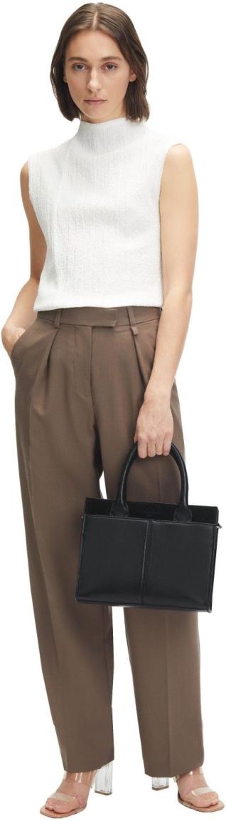 Blake Stachel Medium Liebeskind Handtasche klassisch Wildledereinsatz schwarz