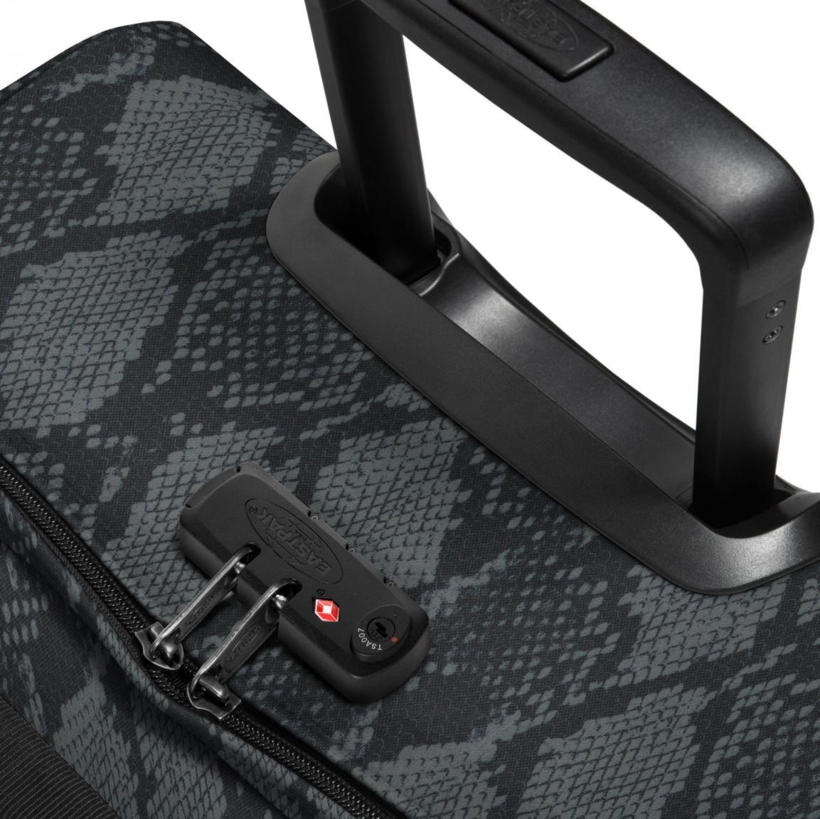 Boardgepäck Trolley Eastpak Tranverz S Safari Snake Animal grau schwarz