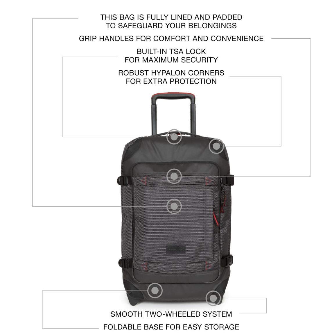 Boardtrolley Small Tranverz S Eastpak Accent Grey Kevlar