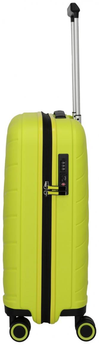 Bordkoffer Travelite Burano 4w Trolley S 55cm Apple Green Hartschale