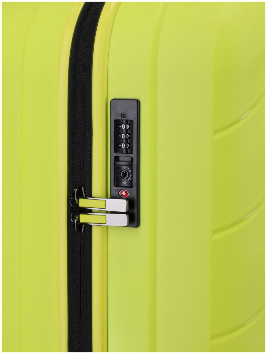 Bordkoffer Travelite Burano 4w Trolley S 55cm Apple Green Hartschale