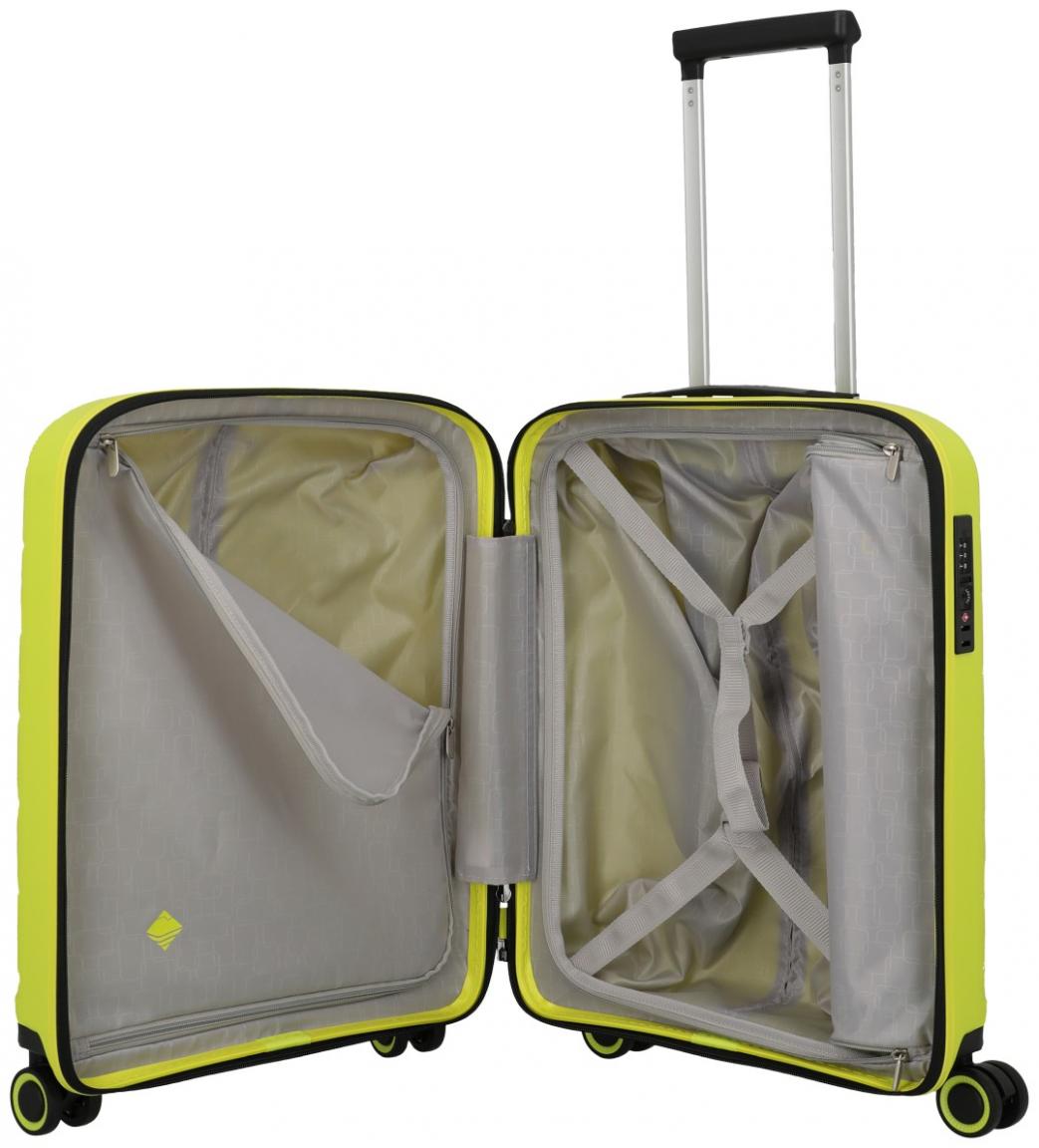 Bordkoffer Travelite Burano 4w Trolley S 55cm Apple Green Hartschale