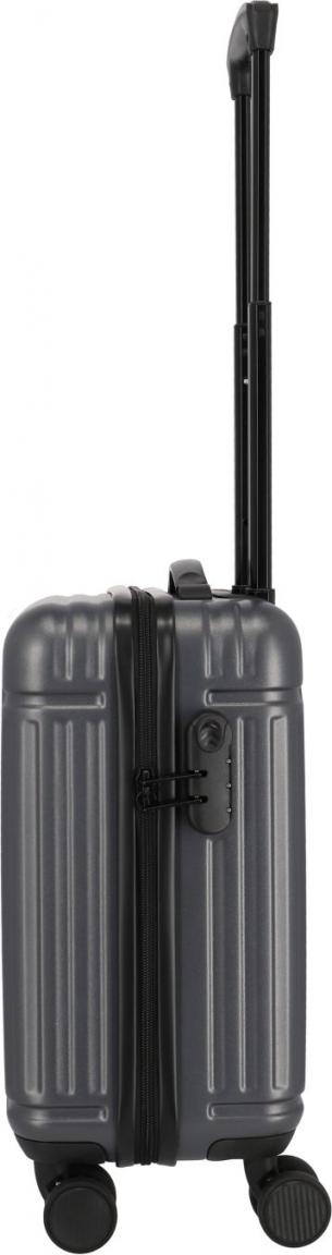 Bordkoffer dunkelgrau Hartschale Travelite Cruise Cabin Trolley 45cm