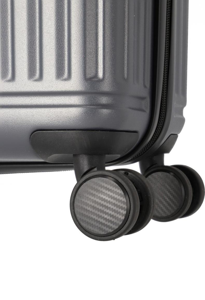 Bordkoffer dunkelgrau Hartschale Travelite Cruise Cabin Trolley 45cm