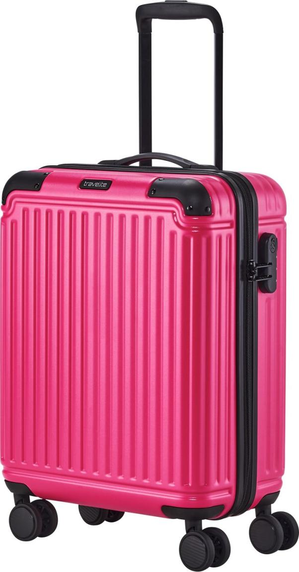 Bordtrolley Travelite Cruise knallpink Handgepäck S 55cm