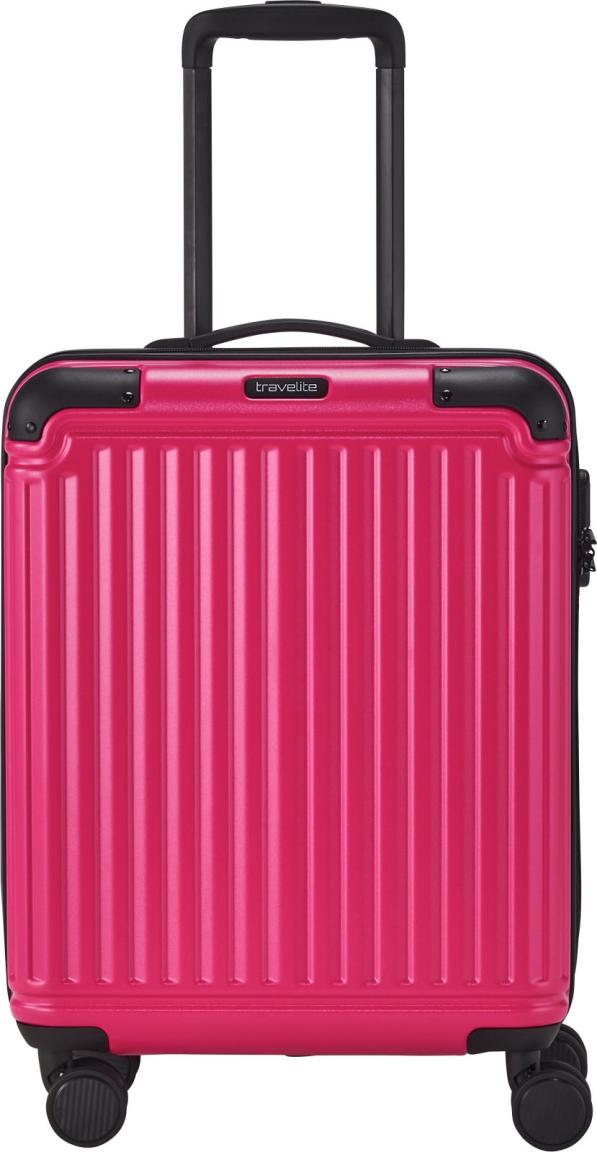 Bordtrolley Travelite Cruise knallpink Handgepäck S 55cm