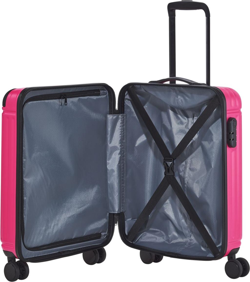 Bordtrolley Travelite Cruise knallpink Handgepäck S 55cm