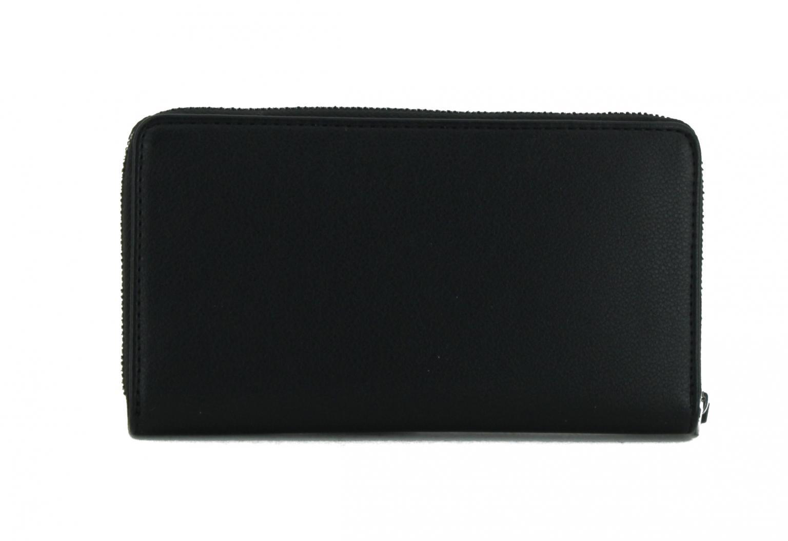 Brieftasche Big Calvin Klein ZA Wallet XL Black Clutch RFID