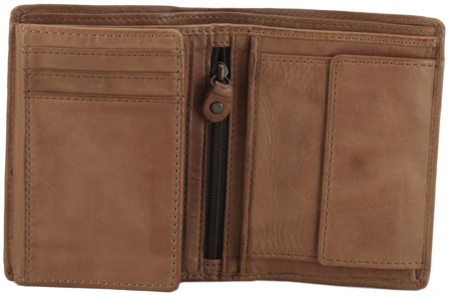 Brieftasche Magnus dunkelbraun Vintage Harbour 2nd Chocolate Brown