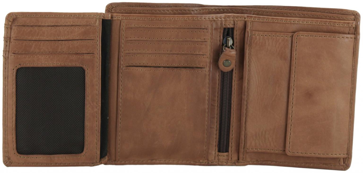 Brieftasche Magnus dunkelbraun Vintage Harbour 2nd Chocolate Brown