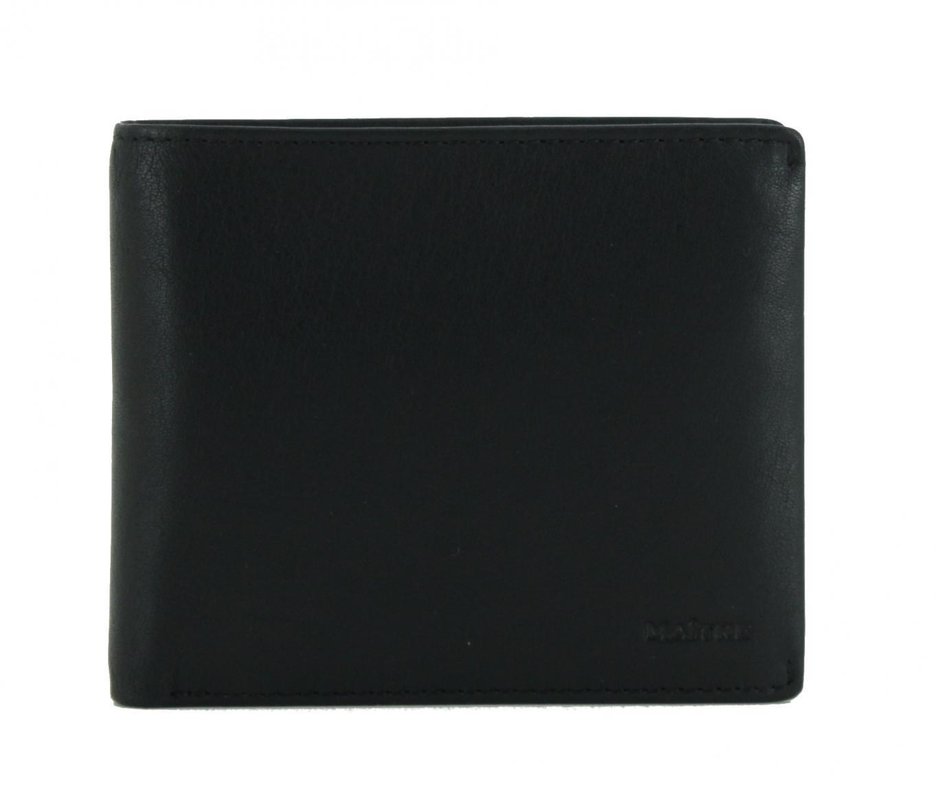 Brieftasche Maitre F3 Gilbrecht BillFold schwarz Querformat RFID