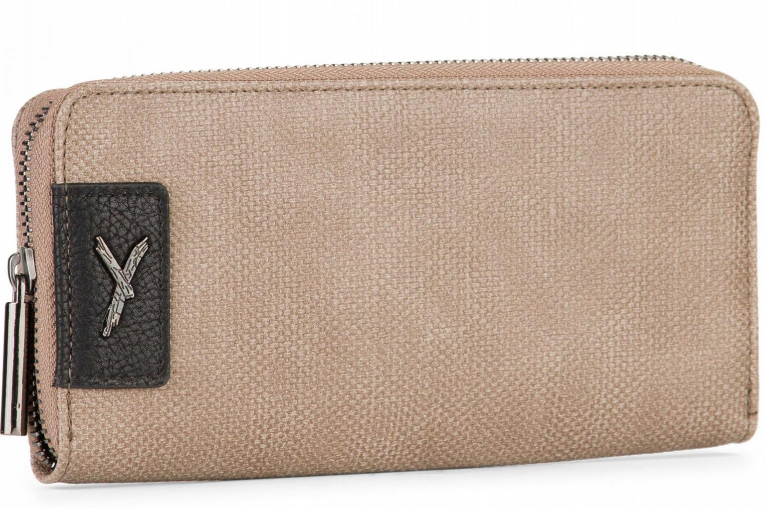 Brieftasche Suri Frey Mercy Taupe Kunstleder