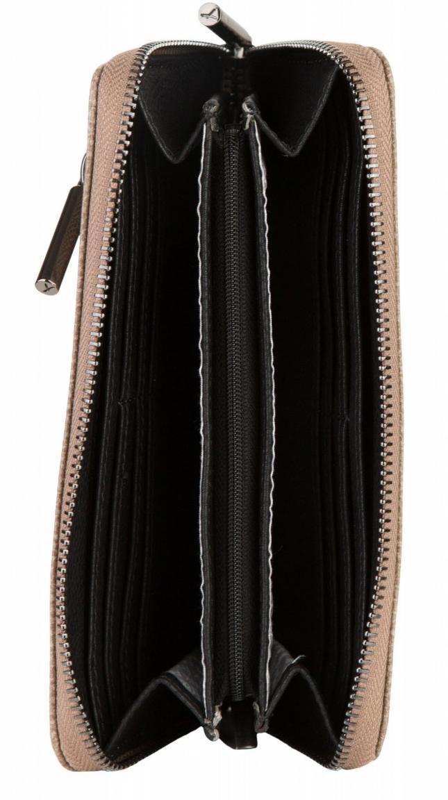 Brieftasche Suri Frey Mercy Taupe Kunstleder