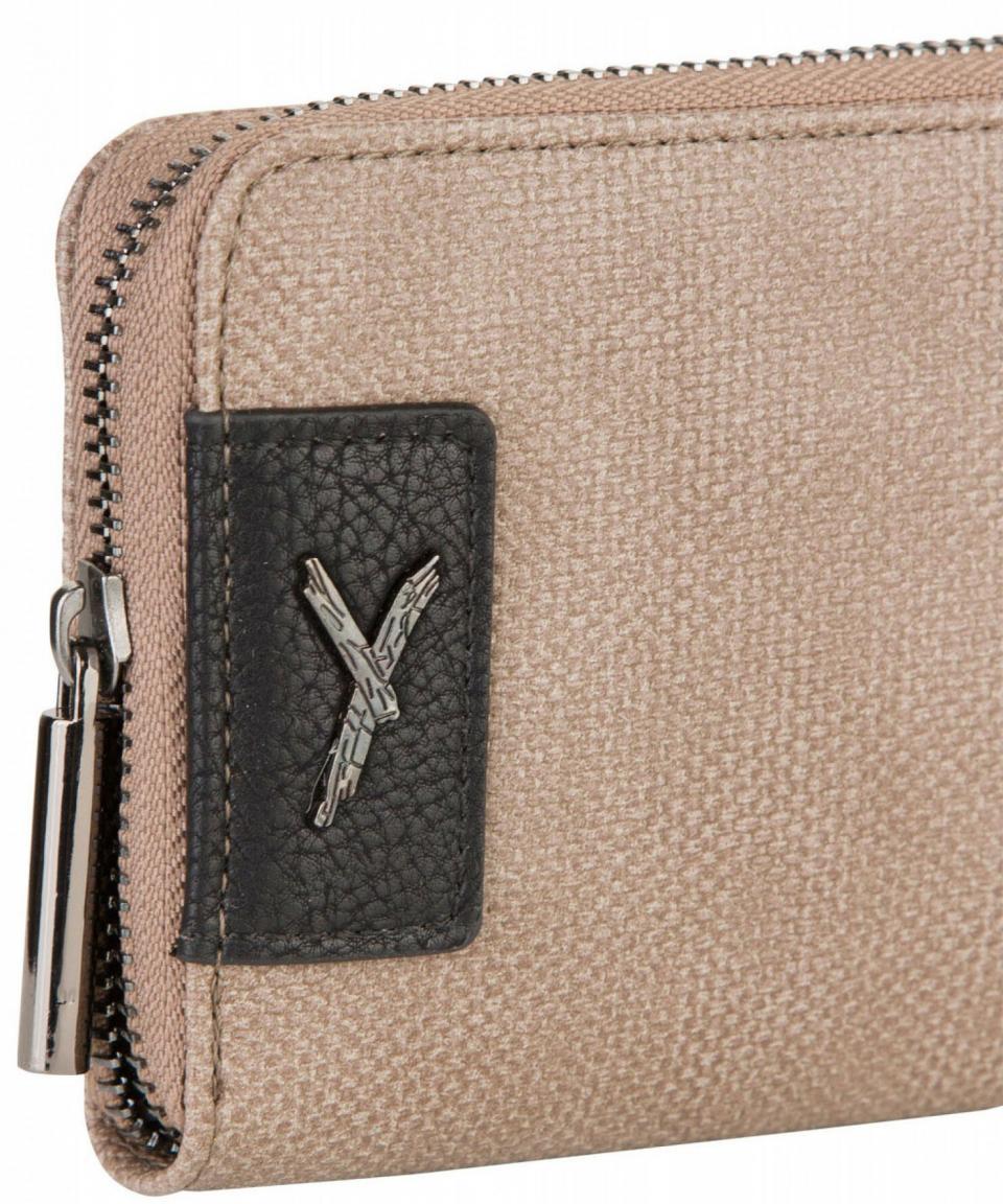 Brieftasche Suri Frey Mercy Taupe Kunstleder