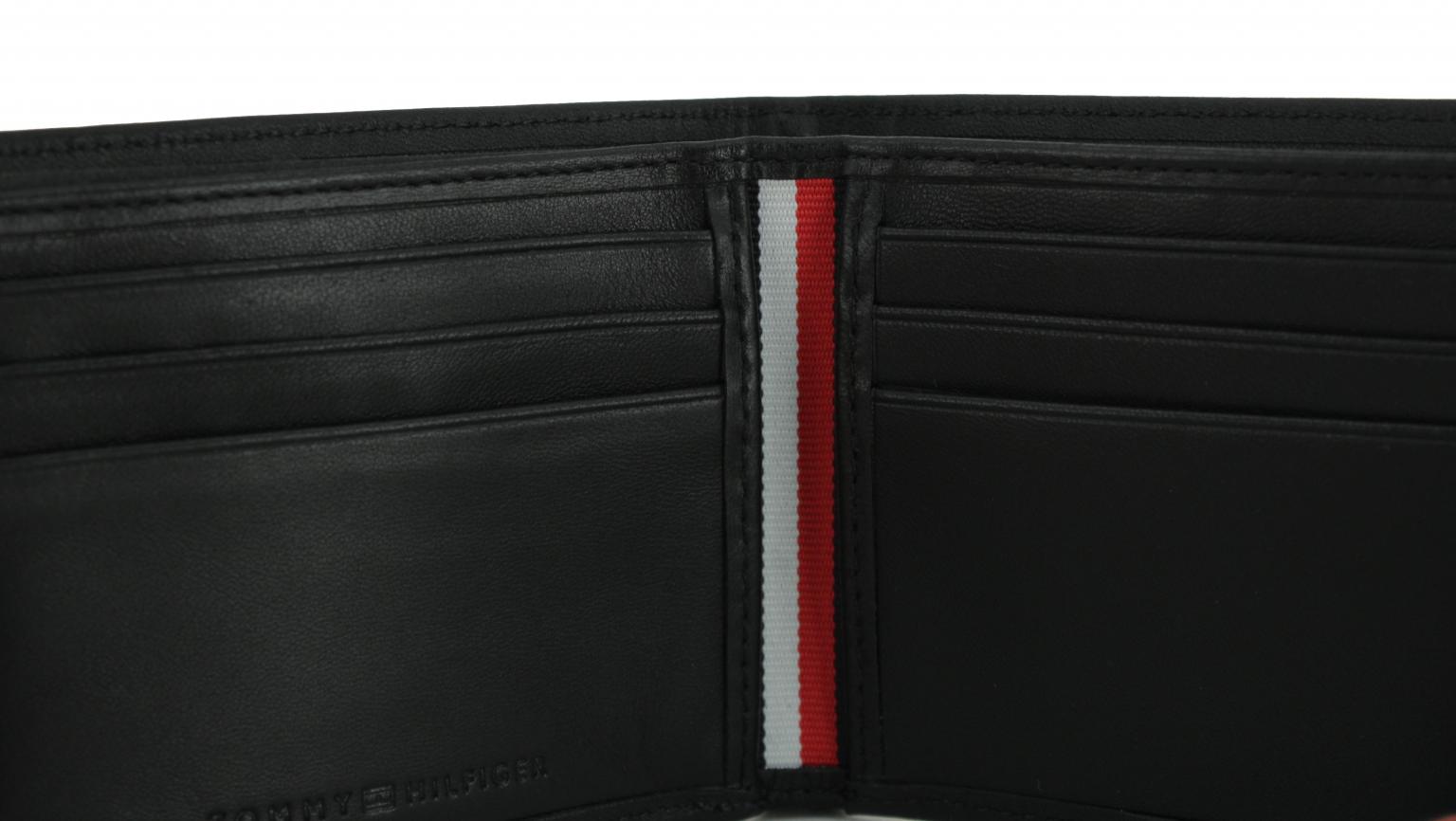 Brieftasche Tommy Hilfiger Black Schwarz Metro mini ohne Münzfach