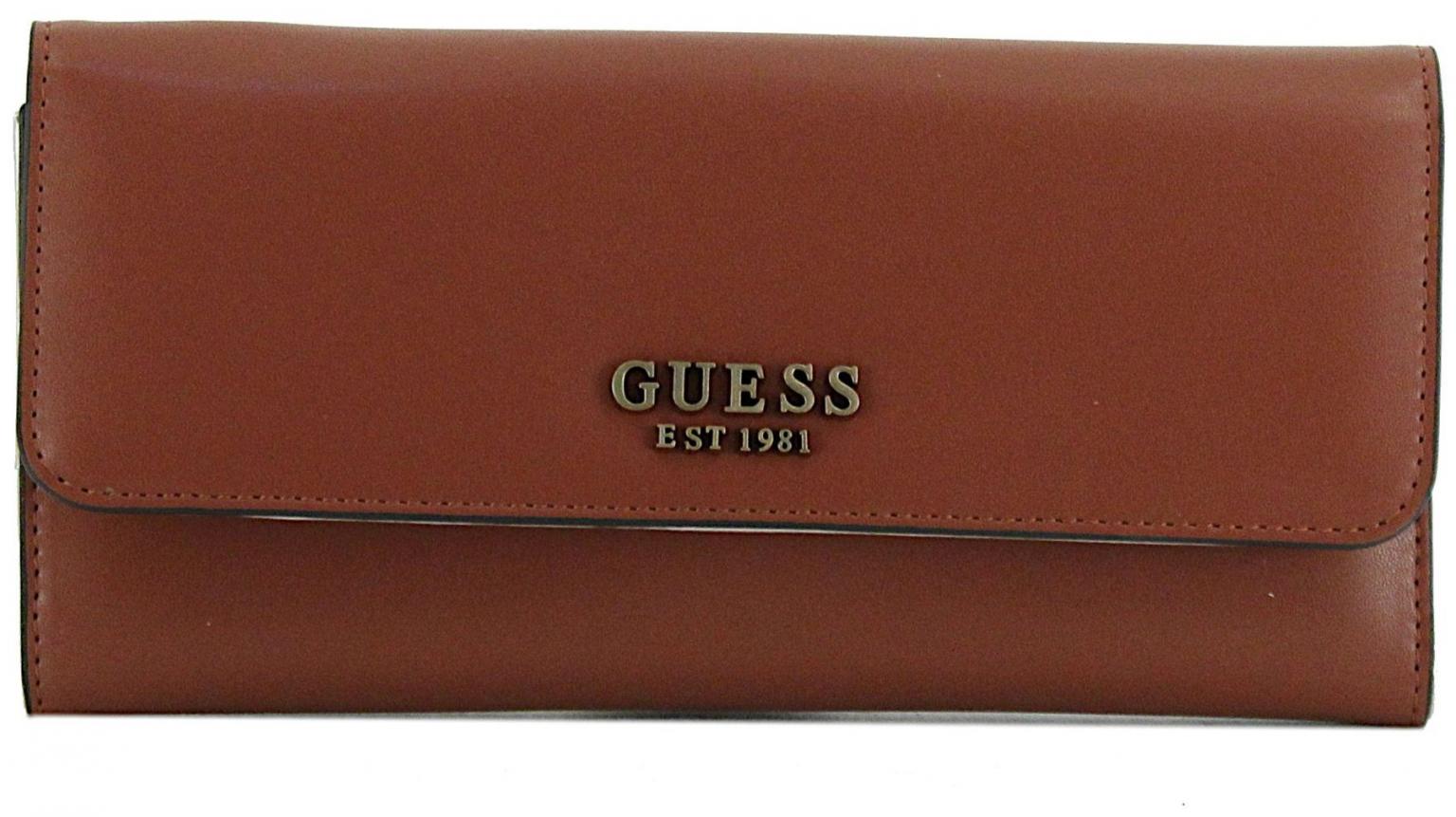 Brieftasche mit Überschlag Guess Laurel Whiskey braun